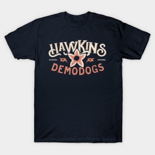 Hawkins Demodogs Boarding and Grooming T-Shirt